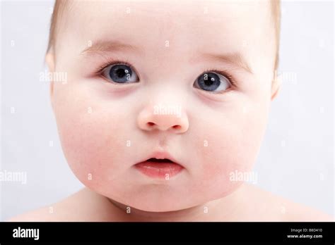 Chubby Baby Face Stock Photo - Alamy