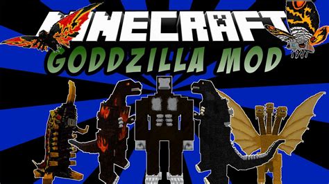 GODZILLA MOD: King Kong, Doran, Mothra, Battra - Minecraft Mod 1.7.10 - YouTube