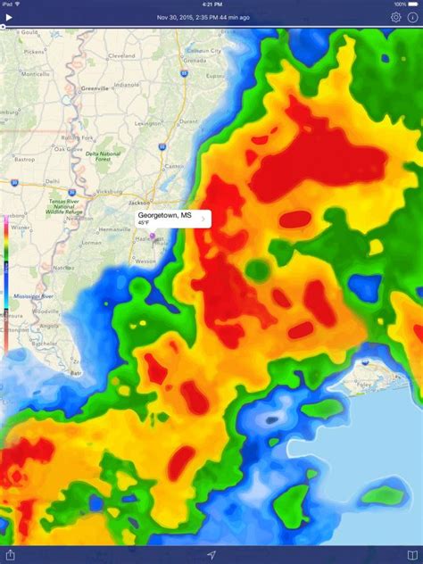 Weather Radar - live Doppler radars with national weather forecast and ...