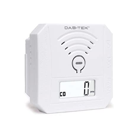 DAB-TEK Carbon Monoxide Detector. This CO Detector complies with UL2034 ...