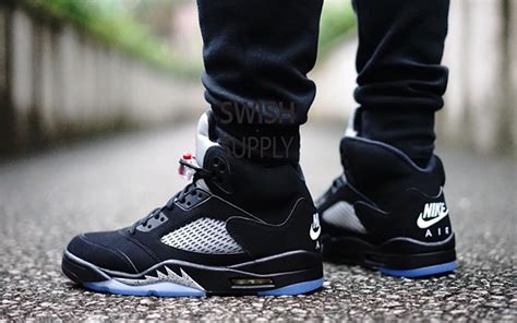 Nike Air Jordan 5 Black Metallic Silver 2016 | SneakerFiles