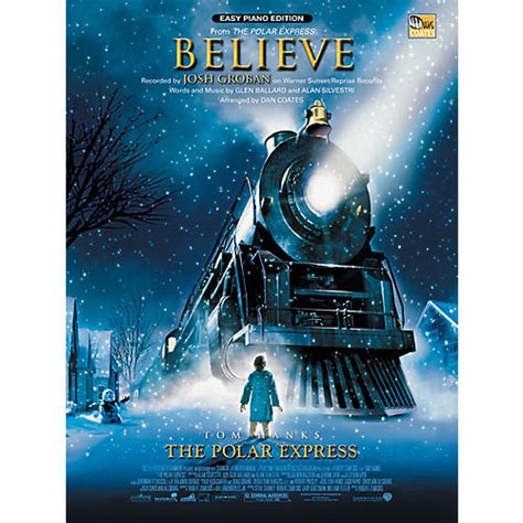 Alfred Believe (from The Polar Express) Easy Piano Sheet | Musician's ...