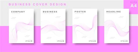 Premium Vector | Set of business cover design