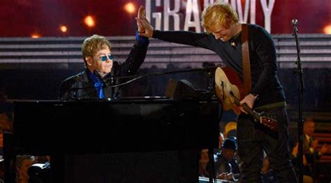 Ed Sheeran performs with Elton John on stage | Music News - The Indian ...