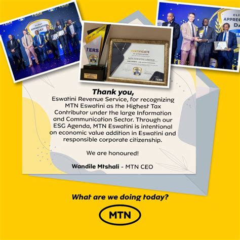 MTN Eswatini on LinkedIn: We would like to extend our appreciation to ...