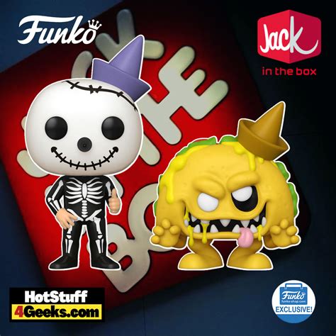 2022 NEW Skeleton Jack-In-The-Box & Monster Taco 2-Pack Funko Pop!