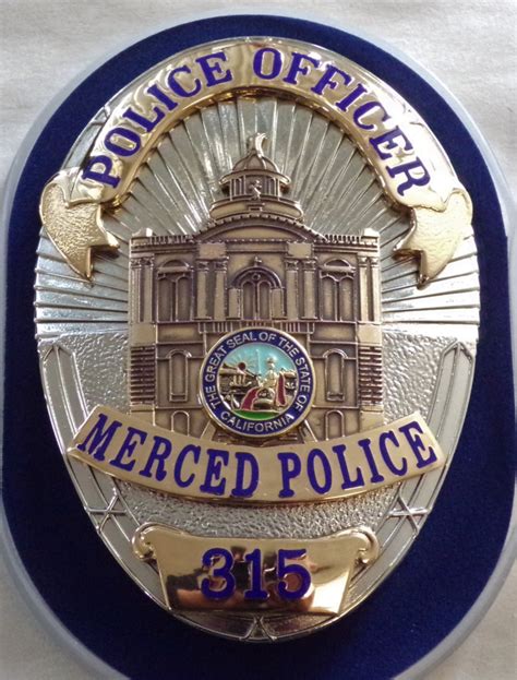 MERCED POLICE DEPARTMENT - ER Badge