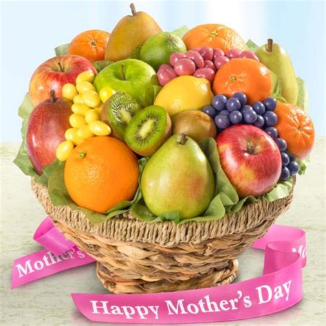 Mother's Day Fresh Fruit Basket and Chocolate Fruit Confections in ...