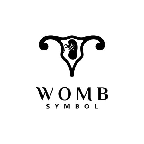 Premium Vector | Pregnant Mothers Womb Symbol Logo