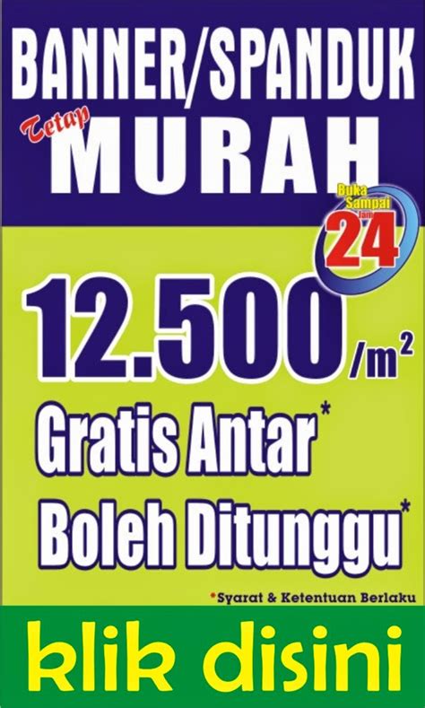 Harga Spanduk Per Meter | LEMBAR EDU