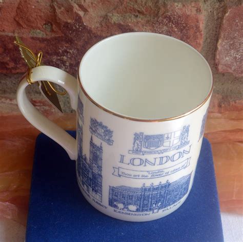 SALE London Porcelain Mug UNUSED Historic Royal Places | Etsy ...