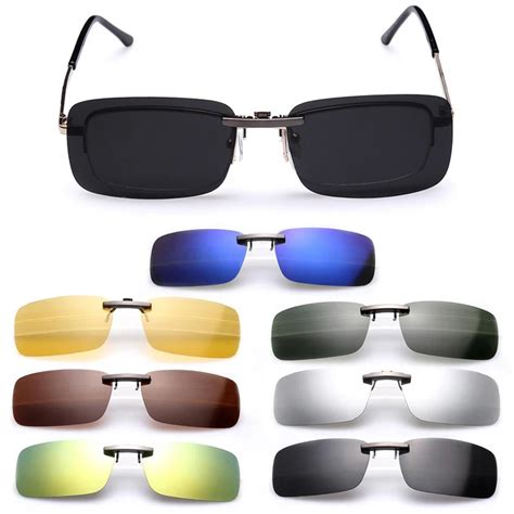 Aliexpress.com : Buy Polarized Clip On Sunglasses Men Driving Night ...