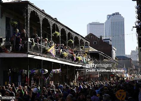 Mardi Gras Bourbon Street Photos and Premium High Res Pictures - Getty ...