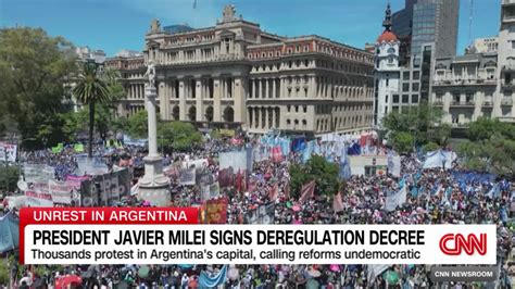 Protests in Argentina over Milei’s economic reforms | CNN