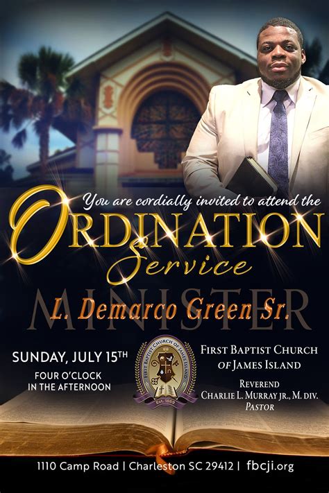 Ordination Service | Ordination, Pastor, Baptist church