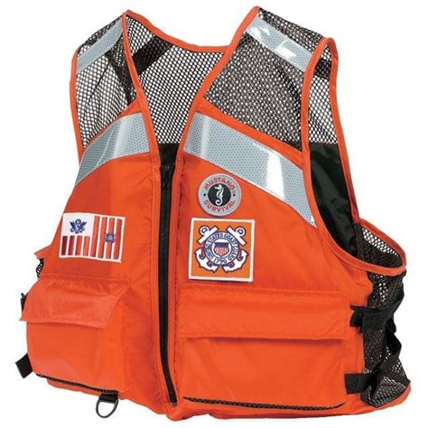 : J USCG C G Life Vest | A N F J | S S | Type 3 Side E | R Hs : S & O ...