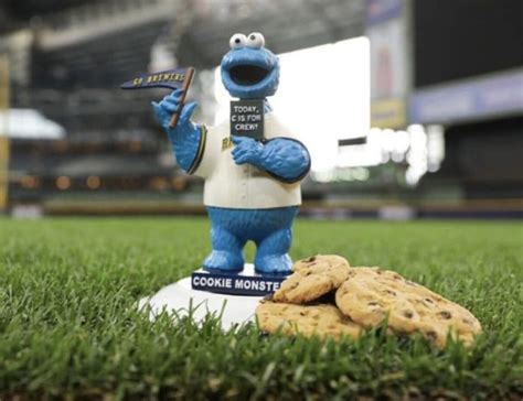 July 8, 2023 Milwaukee Brewers - Cookie Monster bobblehead - Stadium ...