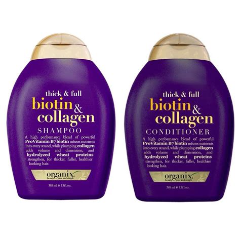 OGX Thick & Full Biotin & Collagen Shampoo reviews in Shampoo ...