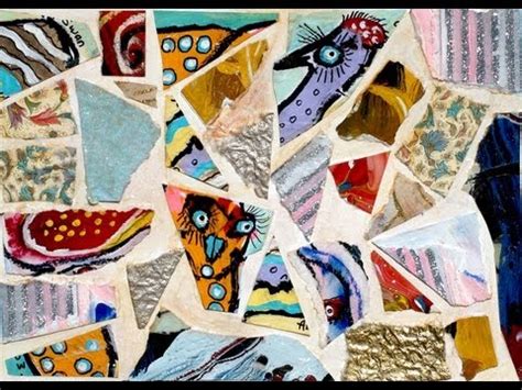 How To Make a Paper Mosaic Collage - YouTube