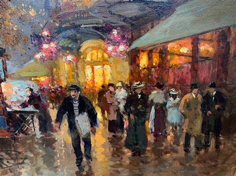 Édouard Cortès - "Theatre du Vaudeville", Edouard Cortes, 18x22, Oil/Canvas, French ...