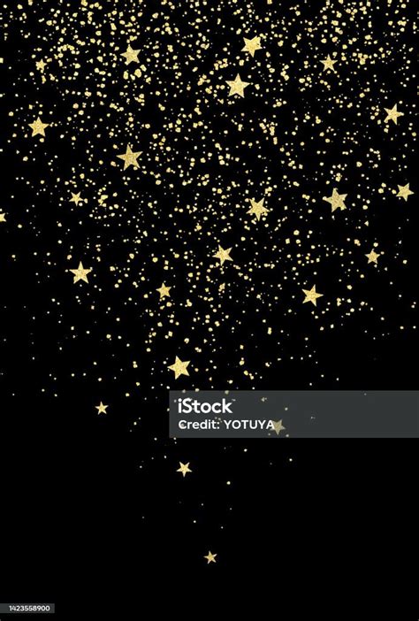 Background Illustration Of Beautiful Glittering Stars Stock Illustration - Download Image Now ...