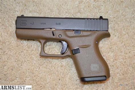 ARMSLIST - For Trade: Lnib Glock 43 ccw 9 mm