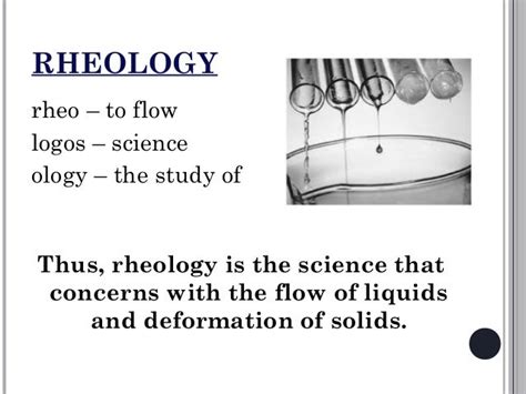 Rheology Of Fluids