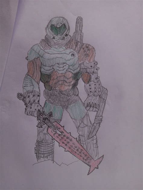 Doomslayer art : r/Doom