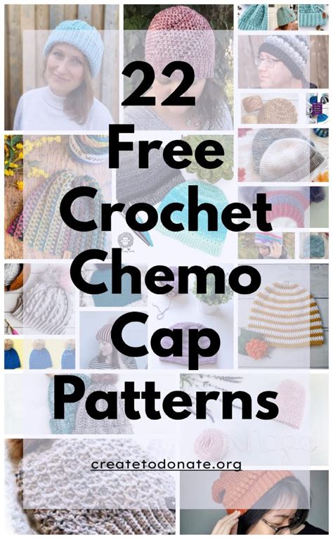 free-crochet-chemo-cap-patterns - Create To Donate