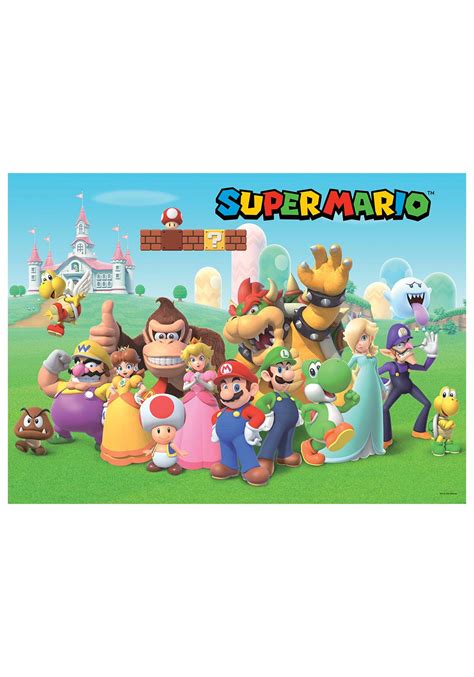 Super Mario 1000 Piece Mushroom Kingdom Puzzle