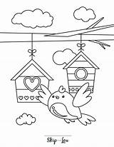 Free Printable Bird Coloring Pages  Skip To My Lou sketch template