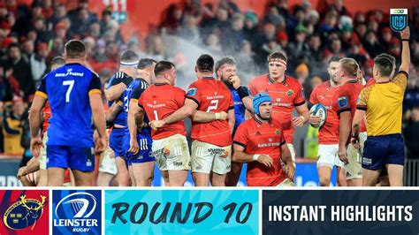 Munster v Leinster | Instant Highlights | Round 10 | URC 2022/23 - YouTube