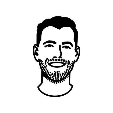 Minimalist Avatar | Retro illustration, Illustration, Face illustration