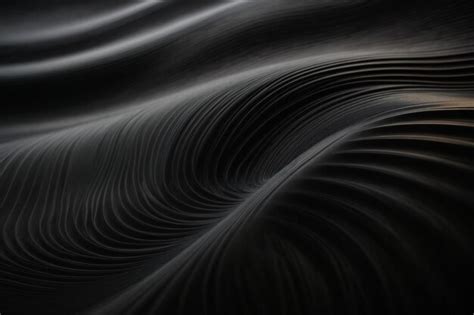 Premium AI Image | Abstract black lines geometric background