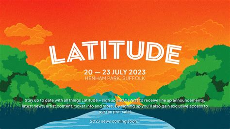 Latitude Festival 2023. Tickets, lineup, bands for Latitude Festival 2023 | Wegow Netherlands