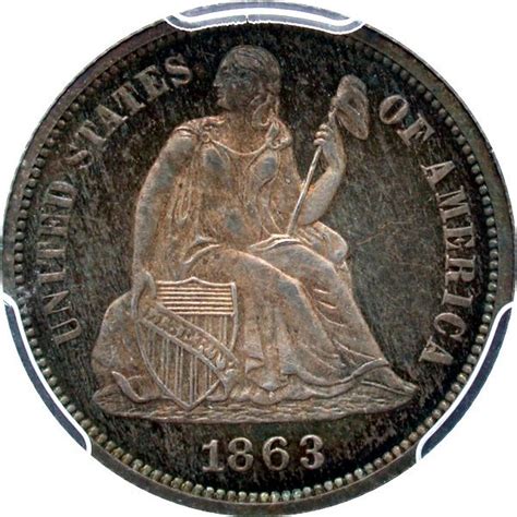 Liberty Seated Dimes Varieties 1837-1891 - 1863_101apage