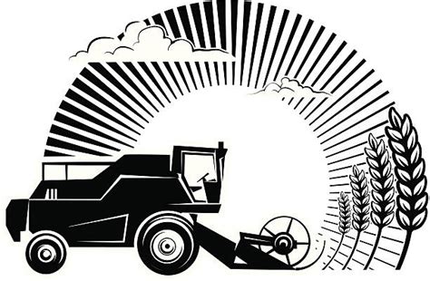 Combine Harvester Clip Art, Vector Images & Illustrations - iStock