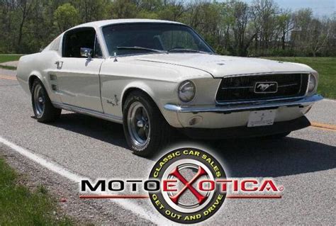 1967 Ford Mustang Fastback White | Motoexotica Classic Cars