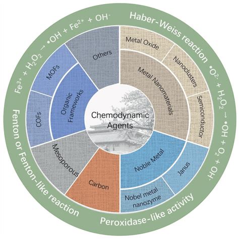 Classification and typical reaction of nanomaterials‐based chemodynamic... | Download Scientific ...