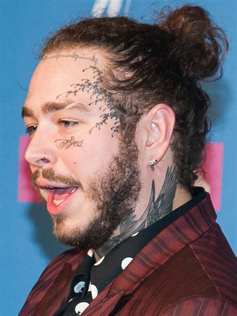 Post Malone Tattoos and Their Meanings: Photos – Hollywood Life | Razor ...