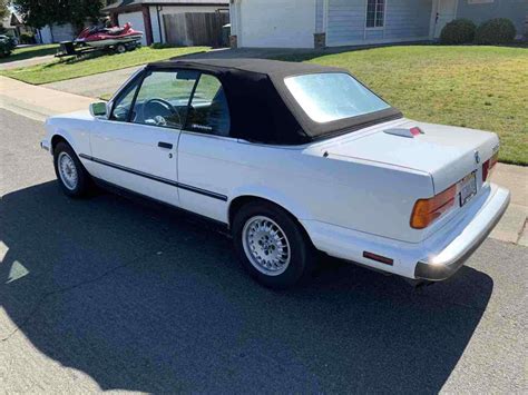 1987 BMW 325i Convertible White RWD Manual I - Classic BMW 325i 1987 ...