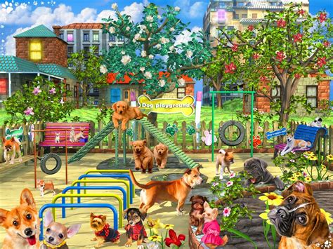 Playground jigsaw puzzle in Kids Puzzles puzzles on TheJigsawPuzzles.com | Cartoon art, Puzzle ...