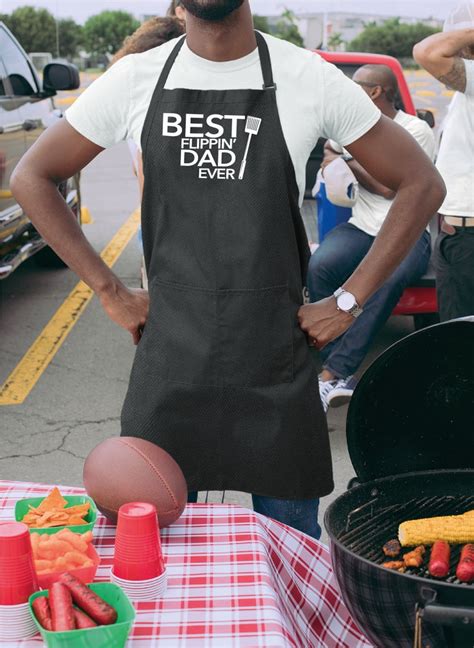 Bbq Dad Apron Grill Dad Apron Best Dad Ever Apron Funny BBQ - Etsy