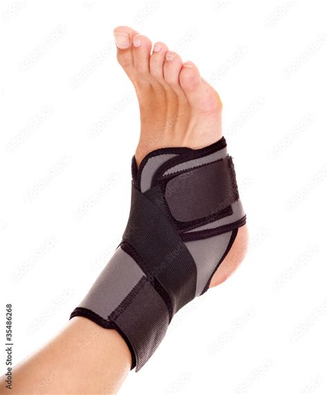 Trauma of ankle brace. Stock Photo | Adobe Stock