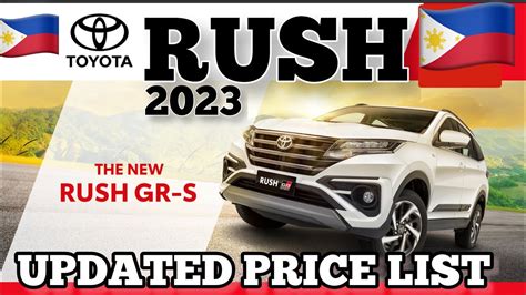 TOYOTA RUSH 2023 UPDATED PRICE LIST SPECS PHILIPPINES, 44% OFF