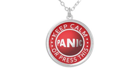 Panic Button necklace | Zazzle