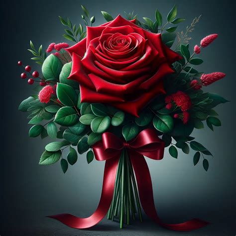 1 Rose Bouquet Valentine's Day - Embodying Love and Elegance » Belconi ...