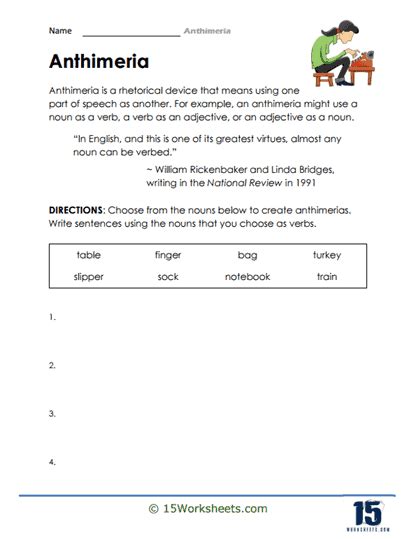 Anthimeria Worksheets - 15 Worksheets.com