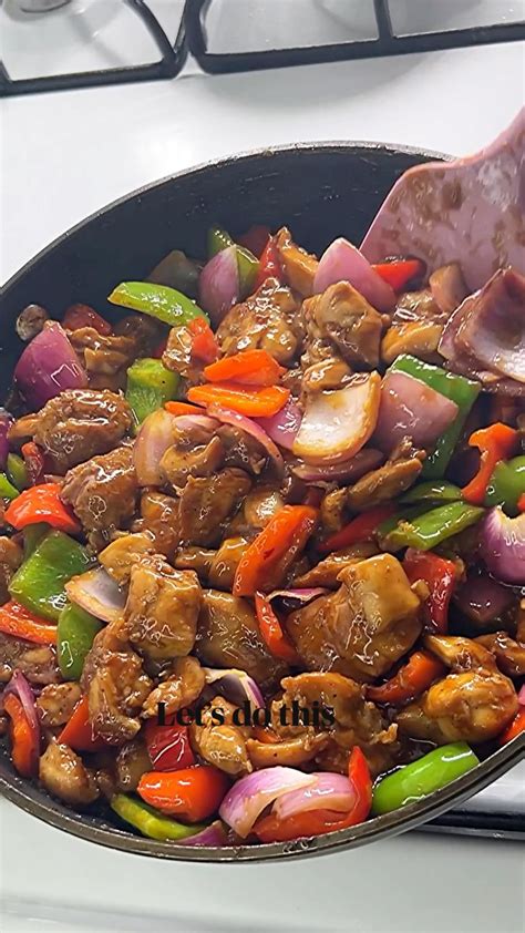 Spicy peppered chicken recipe perfect vegetables stir fry this recipe is so easy and flavorful ...