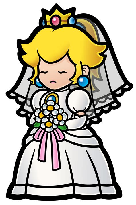 Wedding Peach - Super Paper Mario by Fawfulthegreat64 on DeviantArt